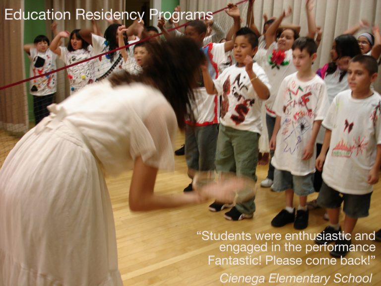 "Students were enthusiastic and engaged in the performance! Fantastic! Please come back!" 
(Cienega Elementary School)